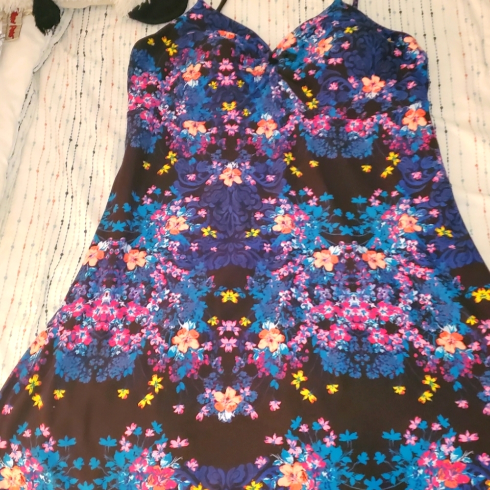XL floral print dress